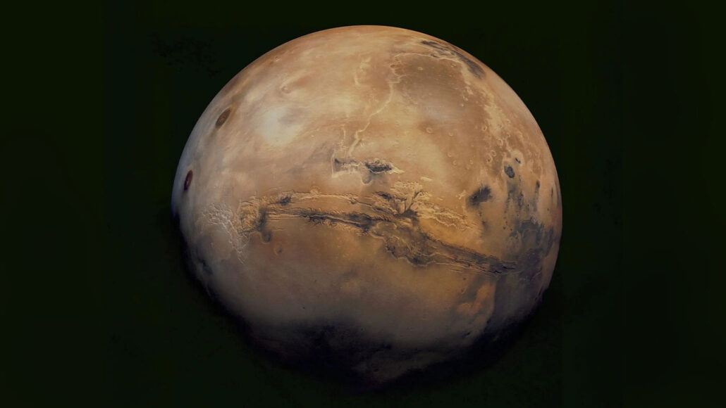 A picture of Mars