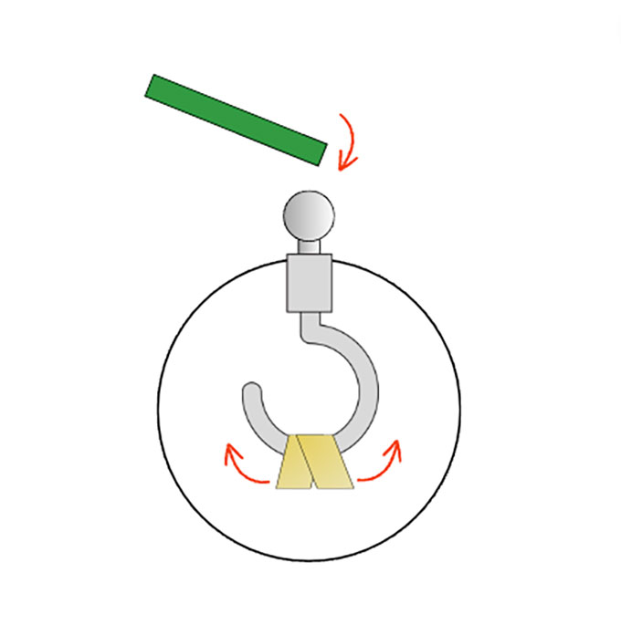 an illustration of an electroscope